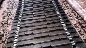 Обзор на  гусеницу 600мм лонг от ВЕКТОРА для  самодельного мотобуксировщика.