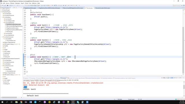 Selenium Framework - Part 13 - Page Factory and Dilemma смотреть онлайн