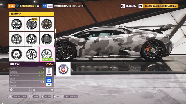 Camo Lamborghini Huracan STO | Forza Horizon 5 | STO смотреть онлайн