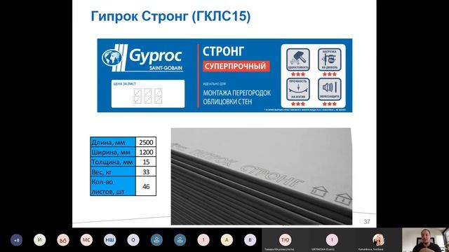 Инновационные гипсокартонные решения Gyproc (лёгкие ограждающие конструкции) смотреть онлайн