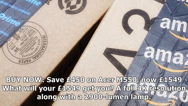 Cheap 4k Projector Deal: Acer M550 Goes Under The Knife At Amazon