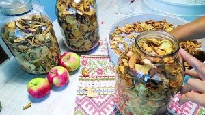 КАК СОХРАНИТЬ СУШЕНЫЕ ЯБЛОКИ ХРУСТЯЩИМИ.