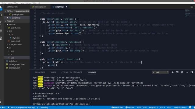 Let's code a coffee shop website - Part 1: Gulp setup смотреть онлайн