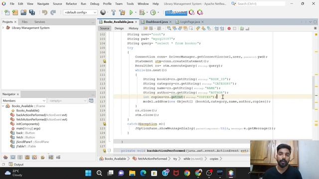 Library Management System | Java and Mysql | Part -5 смотреть онлайн