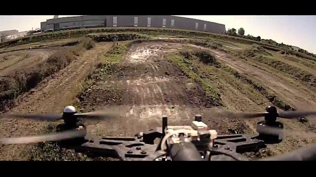 Drone View: Walkera Runner 250 with GoPro over a Motocross Track смотреть онлайн