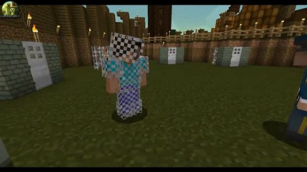 деревня орков тест minecraft  -  { Orc Village in minecraft }