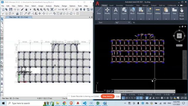 Automate your boring work!! ETABS to PYTHON to AutoCAD. смотреть онлайн