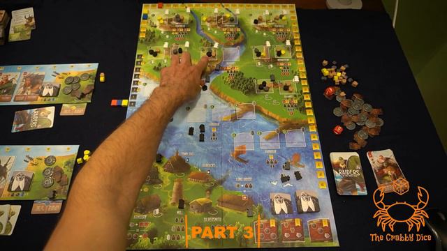 Raiders of the North Sea ... Full Playthrough and Review by the Crabby Dice смотреть онлайн