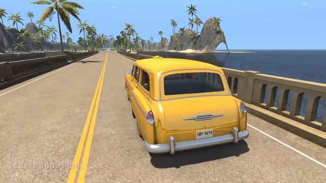 Massive Spike Strip Pileup Crashes #7 – BeamNG Drive | CrashBoomPunk смотреть онлайн