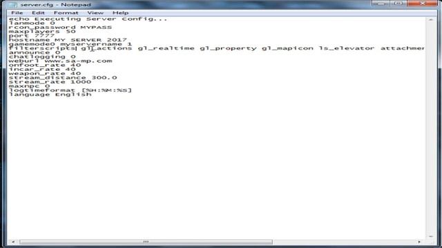 How to Configure the Server.cfg file SAMP смотреть онлайн