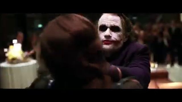Джокер рассказывает про свой шрам. Темный Рыцарь (2008)