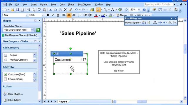 Visio 2007 Demo: PivotDiagrams смотреть онлайн