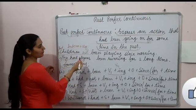 Past Perfect continuous, Uses, formations and rules смотреть онлайн