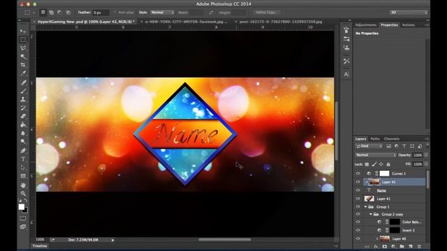 Best/Amazing Youtube Channel Art Template Photoshop (PSD) 2014-2015 #1 смотреть онлайн