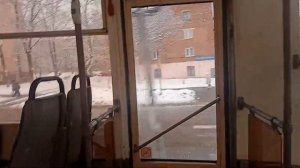 Тульский трамвай. Поездка на трамвае 71-619КТ №70 по маршруту №7. 28.12.2022