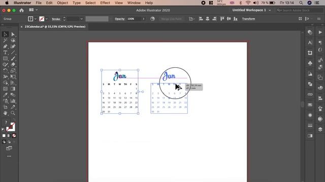 How to create a calendar in Adobe Illustrator смотреть онлайн