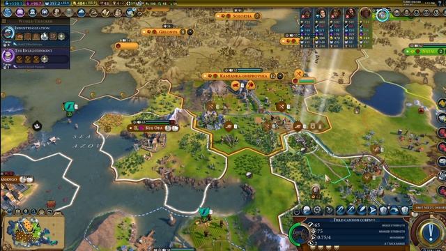 Zulus taking out the Aztecs, Sythia, and Brazil Zulu Civ 6 Deity P 1 смотреть онлайн