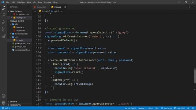 Getting Started with Firebase 9 #13 - Logging In & Out смотреть онлайн