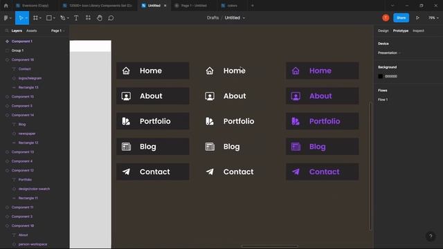 Figma Tutorial | Creating a interactive Side bar | SUPER QUICK ⚡ смотреть онлайн
