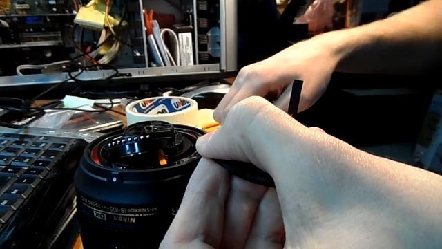 Как заменить сломанный байонет объектива Nikon 18-105 mm (18-55 mm) (How to replace the bayonet) смотреть онлайн