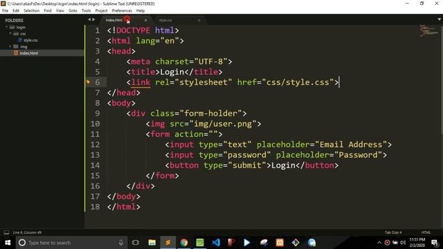 Amazing Transparent Login Form Just By Using HTML & CSS смотреть онлайн