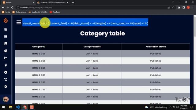 Category Data Show in the Category Table in PHP | Part - 11 смотреть онлайн