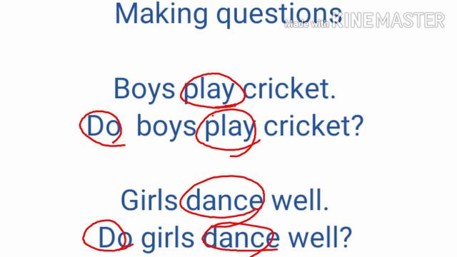 Question Making in Simple Present Tense.... Easy Method, Yes or No Questions & Wh- Questions. смотреть онлайн