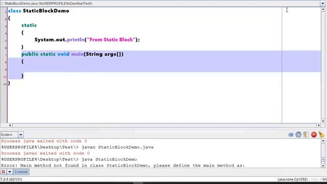 #27 OOPs Using Java | Static Block смотреть онлайн