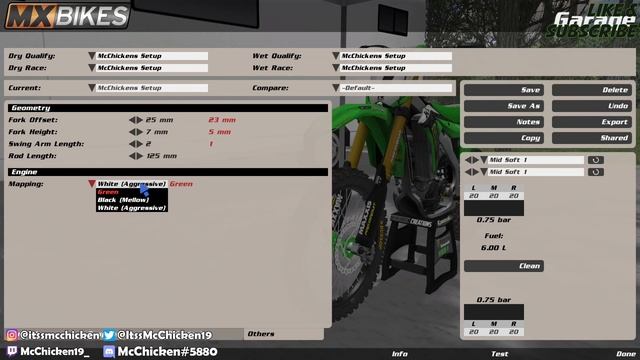 McChicken's Bike Setup! Kawasaki 450f | MX Bikes смотреть онлайн