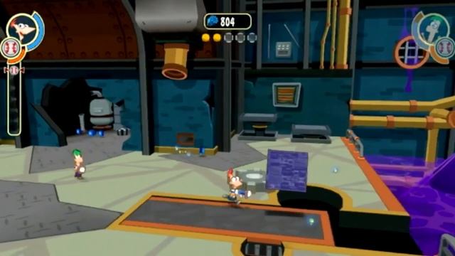 Phineas and Ferb: Across the 2nd Dimension [Wii] - Gameplay смотреть онлайн