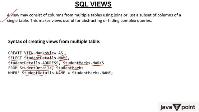 Views in SQL смотреть онлайн