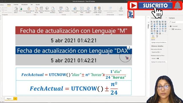 [POWER BI] Fecha de actualización con fórmulas DAX || Cápsula 003 смотреть онлайн