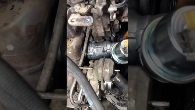 Mercedes benz m274 engine how to shortcut remove water pump without remove turbo #mercedes #shortcu смотреть онлайн