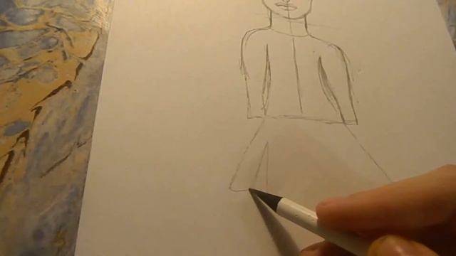 Рисуем анимэ девочку часть 1 смотреть онлайн