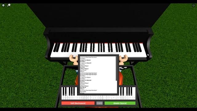 roblox piano keyboard happier piano sheets смотреть онлайн