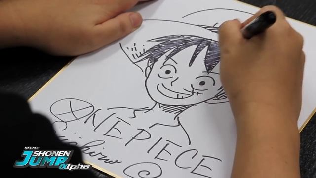 ONE PIECE/LUFFY: Eiichiro Oda OFFICIAL Creator Sketch Video смотреть онлайн