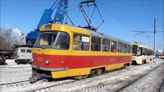 Прибытие новых трамваев КТМ-19А в Ульяновск. часть 3. смотреть онлайн
