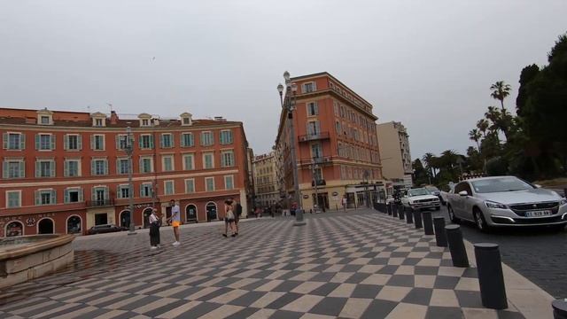 Walking Nice PLACE MASSENA - Fontaine du Soleil 2021 4K !! Walking Tour Place Massena NICE FRANCE ! смотреть онлайн