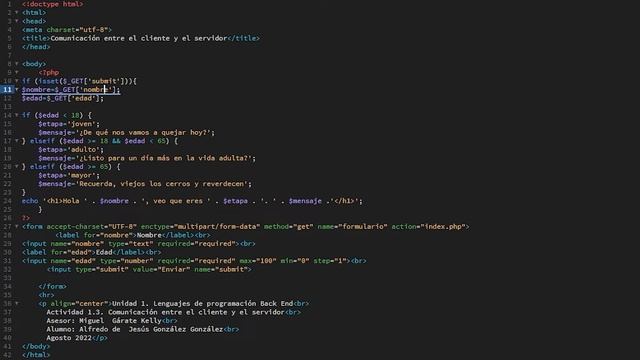 Estructura de control IF - ELSE - ELSEIF en PHP смотреть онлайн