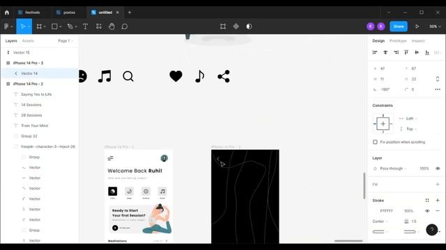 Meditation App UI Design (Figma) #figma #uidesign смотреть онлайн