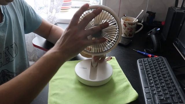 Беспроводной вентилятор «2 в 1» Kitfort KT-403 смотреть онлайн