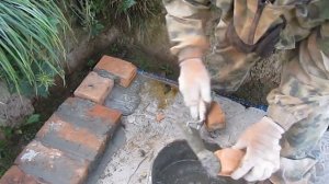 Строительство погреба в деревне. Стены.