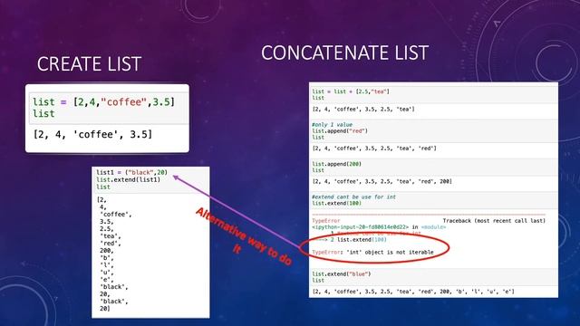 Python Basic Tuples and Lists смотреть онлайн