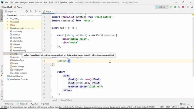React Native Tutorial Bangla | Part 23 React Native Functional State смотреть онлайн