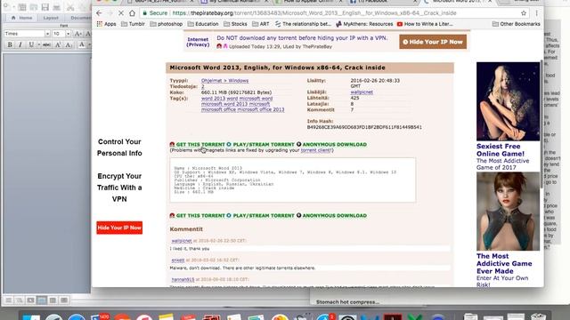 HOW TO MS WORD ON PIRATEBAY смотреть онлайн
