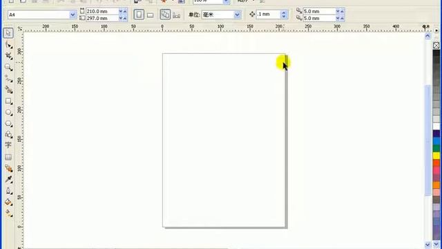 认识CorelDRAW X4工作界面. смотреть онлайн