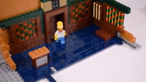 Building The Simpsons Springfield in LEGO - Moe's Tavern - Week 15