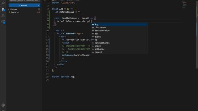 Events in JavaScript using ReactJs | JavaScript tutorial for beginners смотреть онлайн