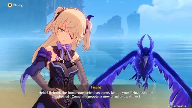 Fischl breaks character again (Jp) смотреть онлайн
