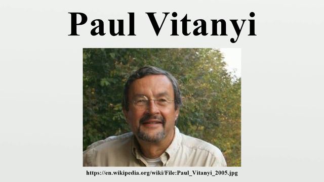 Paul Vitanyi смотреть онлайн